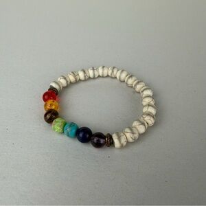 Chakra Stone Bead Bracelet
